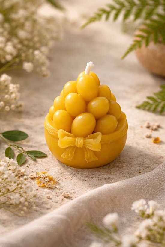 Lieldienu olu grozs- bišu vaska svece